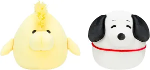 Squishmallows Peanuts 8-Inch 2-Pack Plush - Add Snoopy & Woodstock to your Squad, Ultrasoft Stuffed Animal Large Plush, Official Kelly Toy Plush