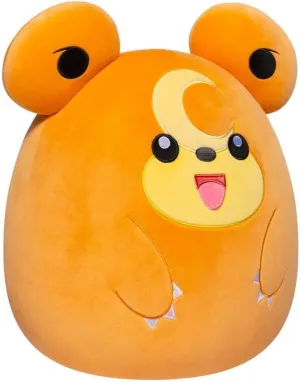 Squishmallows Pokemon Plush 14"" - Teddiursa, Mutli, SQPK00043