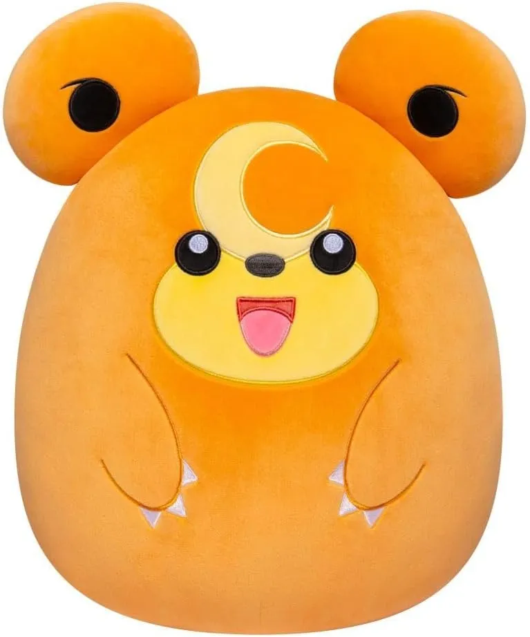 Squishmallows Pokemon Plush 14"" - Teddiursa, Mutli, SQPK00043