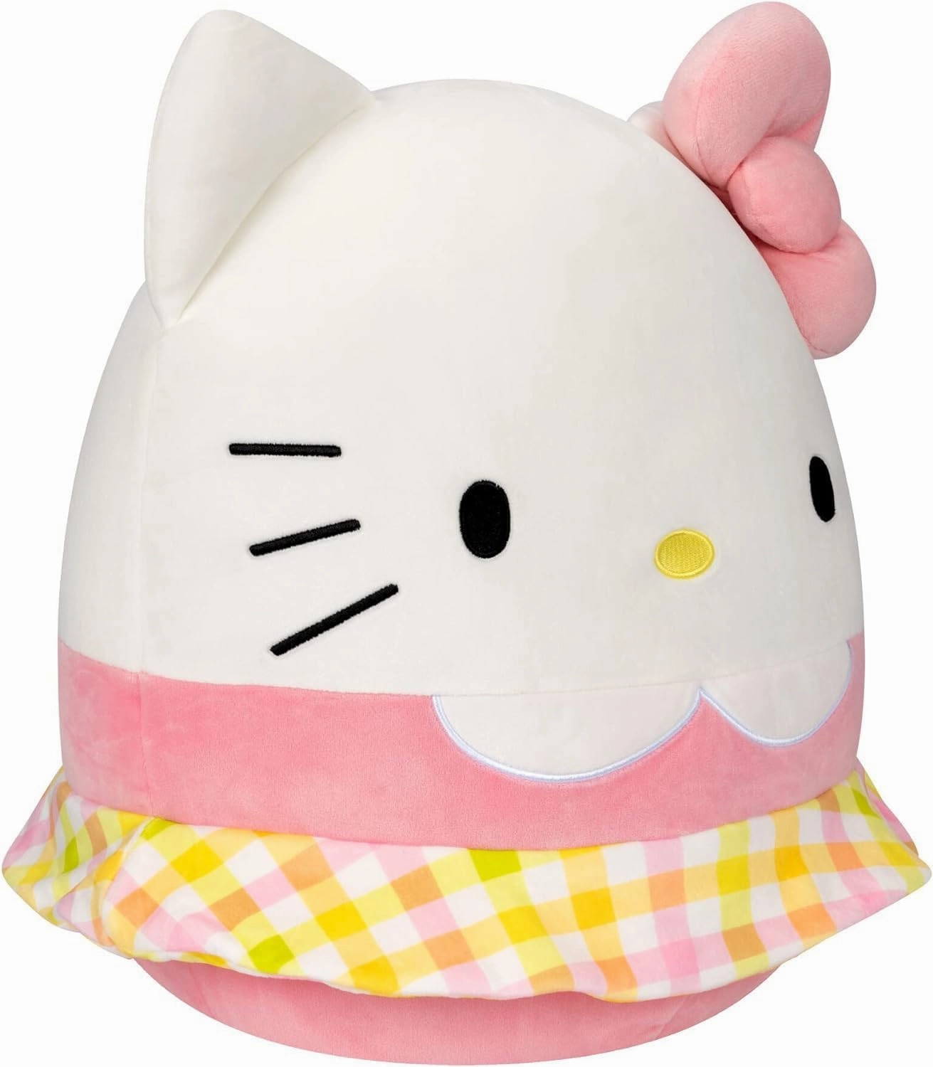 Squishmallows Sanrio 14-Inch Hello Kitty Wearing Gingham Skirt Plush - Large Ultrasoft Official Kelly Toy Plush