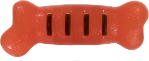Starmark Treat Ringer FlexGrip Bone Large,Red