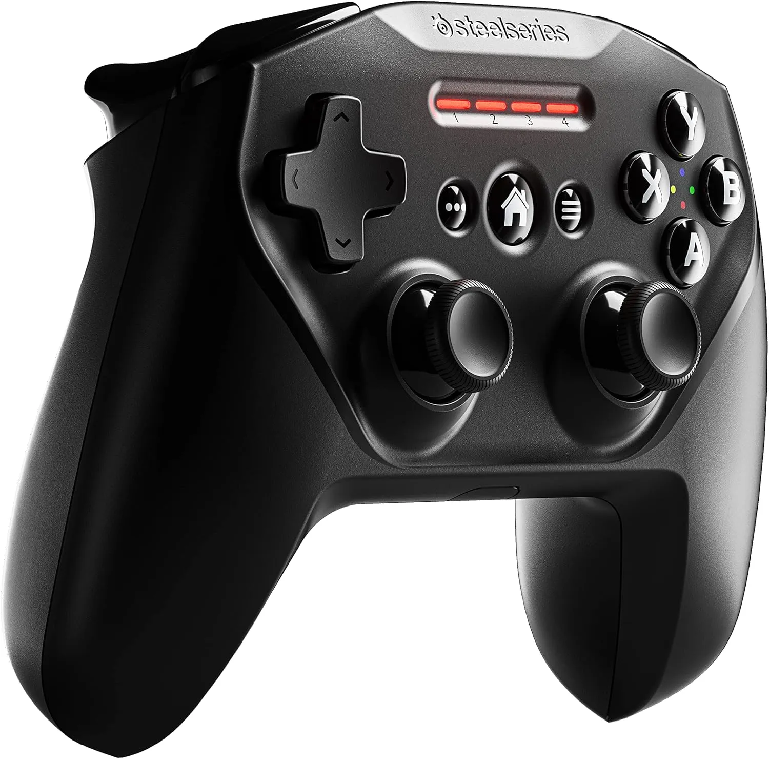 SteelSeries Nimbus  Bluetooth Mobile Gaming Controller with iPhone Mount, 50  Hour Battery Life, Apple Licensed, Made for iOS, iPadOS, tvOS