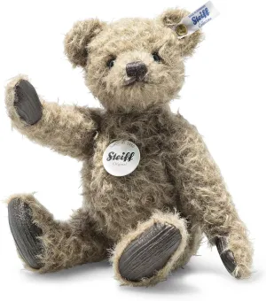 Steiff Howie Teddy Bear, Made from Soft Mohair, Premium Collectible Plush, Caramel Brown, Small