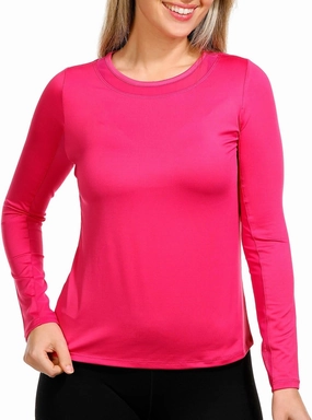 Stella Parker Women's Active Performance Long Sleeve Tennis Top