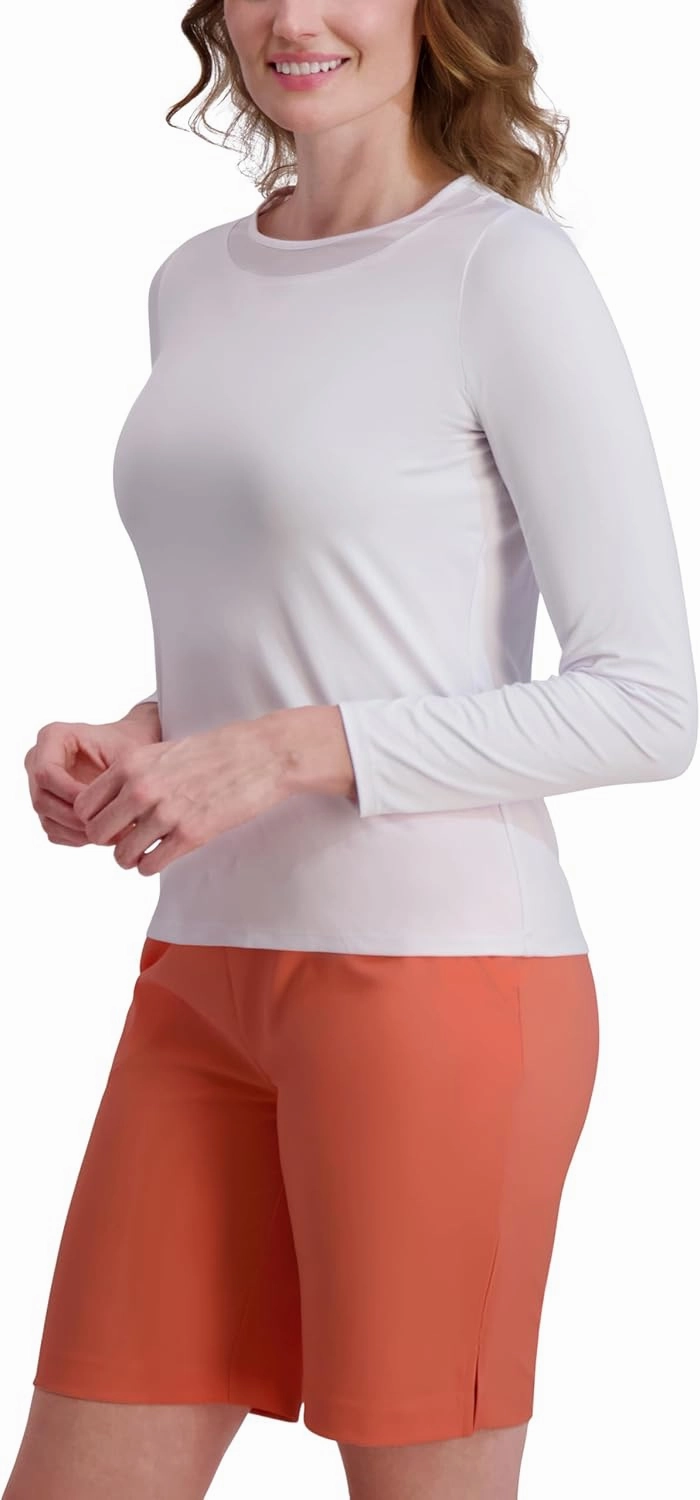 Stella Parker Women's Active Performance Long Sleeve Tennis Top