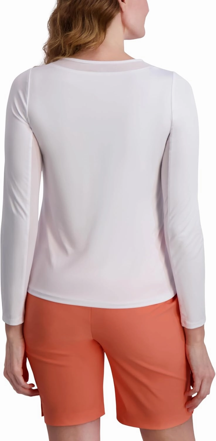 Stella Parker Women's Active Performance Long Sleeve Tennis Top
