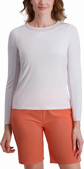 Stella Parker Women's Active Performance Long Sleeve Tennis Top