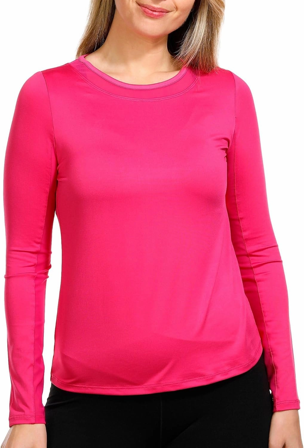 Stella Parker Women's Active Performance Long Sleeve Tennis Top