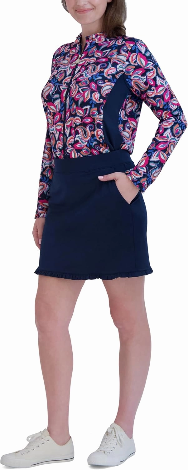 Stella Parker Women's Athletic High Waisted Tennis Sport Skort