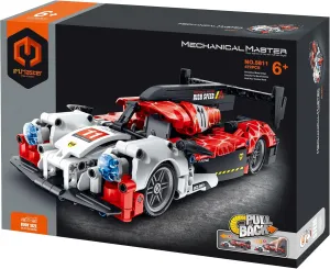 STEM Car Toy Building Toy Gift for Age 6 , Pull-Back Super Car Building Block Take Apart Toy, 472 Pcs DIY Building Kit, Learning Engineering Construction Toys