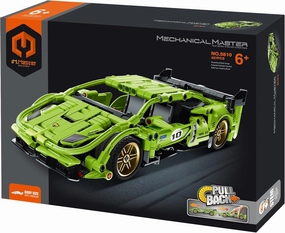 STEM Car Toy Building Toy Gift for Age 6 , Pull-Back Super Car Building Block Take Apart Toy, 457 Pcs DIY Building Kit, Learning Engineering Construction Toys