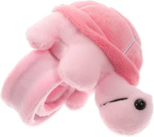 Stuffed Turtle Bracelets - 1pc Stuffed Animal Slap Bracelets Cute Hugger Snap Wrist Band Sea Animal Toy for Kids Easter Birthday Party Favors