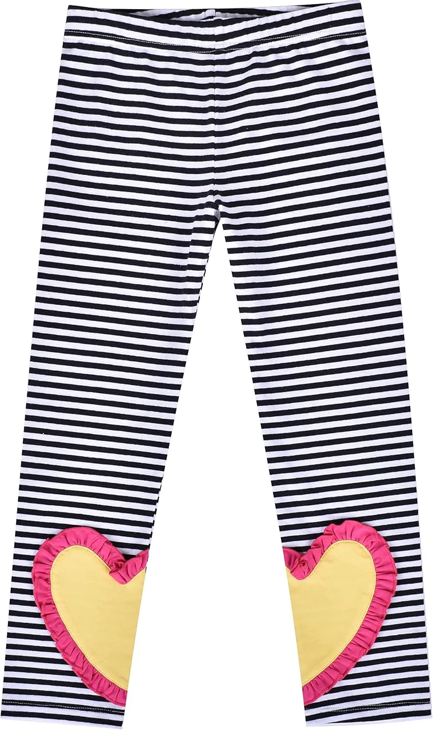 Sunny Fashion Girls Outfit Set 2 Piece Cotton Heart Casual Dresss Top Pants