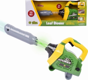 Sunny Days Entertainment John Deere Leaf Blower Toy for Kids – Pretend Construction Tool with Lights and Sounds | Blows Real Air