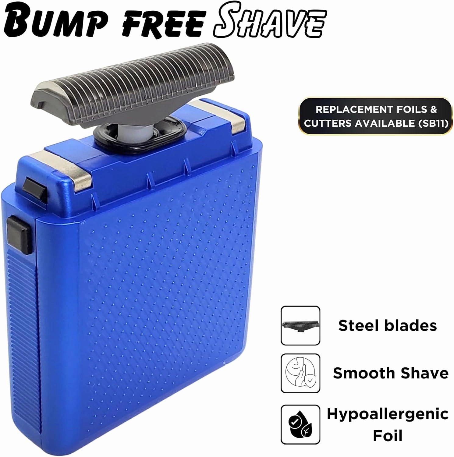 Supreme Trimmer Solo Single Foil Shaver for Pocket | 150 Min Runtime Cordless use, Powerful USB-C Mini Travel Razor for Professional & Home use | STF101