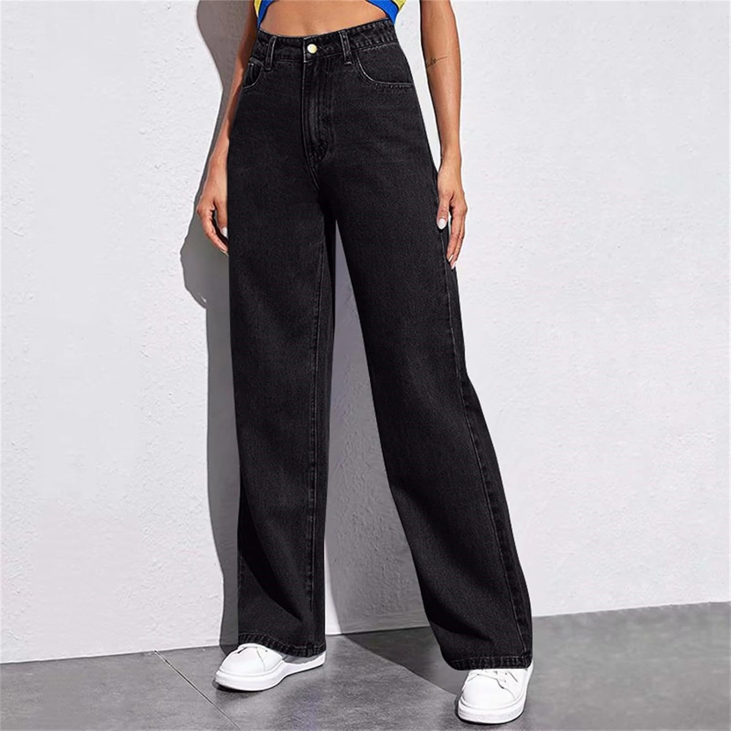 Sweatpants That Look Like Jeans Boyfriend Jeans Sweatpant Jeans High Waisted with Pockets Cute Sweatpants