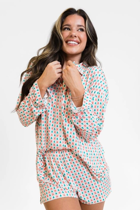 Sweet Dreams In Rockin' Around Bamboo Pajama Set FINAL SALE
