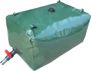 TCHAU Large Container with Faucet Container Drought-Resistant Bag Water Bladder Foldable Light Tank Emergency Water Storage Bucket Collapsible Portable Used for Building Fire Transport