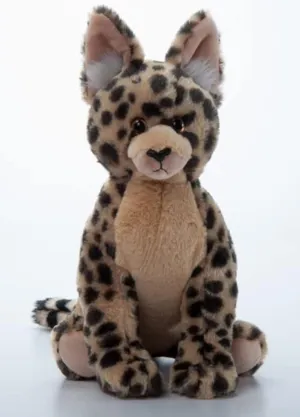 The Petting Zoo Serval Stuffed Animal Plushie, Gifts for Kids, Wild Onez Zoo Animals, Serval Plush Toy 12 inches
