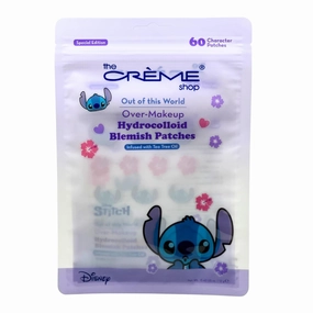 The Crème Shop Stitch Out of This World Over -Makeup Hydrocolloid Blemish Patches, Pimple Patches, Acne Patches for Face, Korean Skin Care (3 Sheets - 60 Patches)