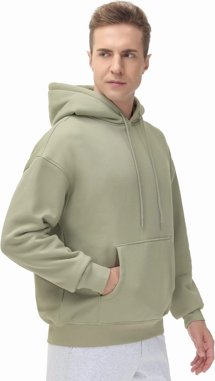 THE GYM PEOPLE Men's Fleece Pullover Hoodie Loose Fit Ultra Soft Hooded Sweatshirt With Pockets