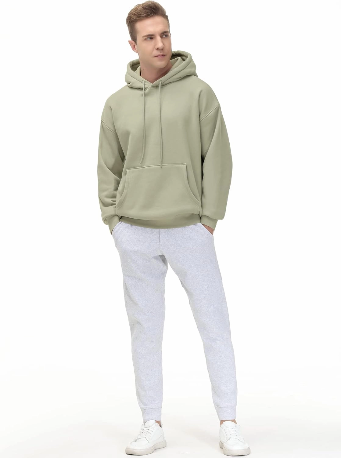 THE GYM PEOPLE Men's Fleece Pullover Hoodie Loose Fit Ultra Soft Hooded Sweatshirt With Pockets