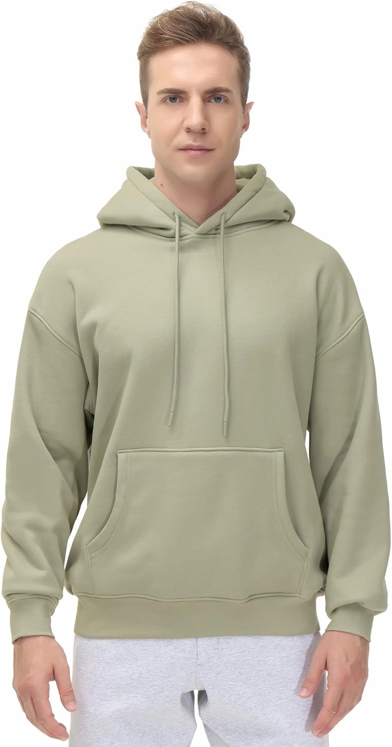 THE GYM PEOPLE Men's Fleece Pullover Hoodie Loose Fit Ultra Soft Hooded Sweatshirt With Pockets