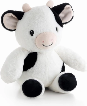 The Peanutshell Plush Cow Stuffed Animal - 10 inch - Baby Safe - Machine Washable - Soft Cow Baby Toys, Newborn Infant Toddler, Plushies for Boys Girls, Stuffies, Farm Nursery Decor