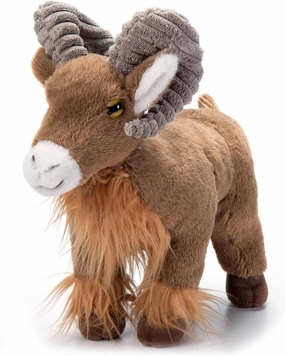 The Petting Zoo Aoudad Sheep Stuffed Animal Plushie, Gifts for Kids, Wild Onez Wildlife Animals, Sheep Plush Toy, 12 inches