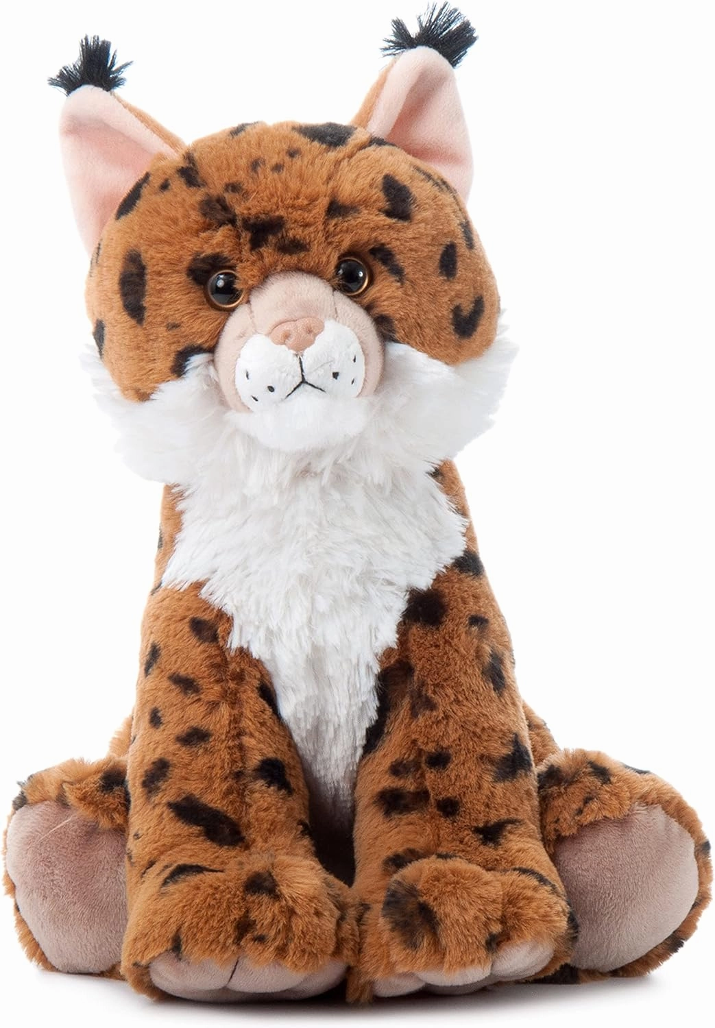 The Petting Zoo Bobcat Stuffed Animal, Gifts for Kids, Wild Onez Zoo Animals, Bobcat Plush Toy 12 inches