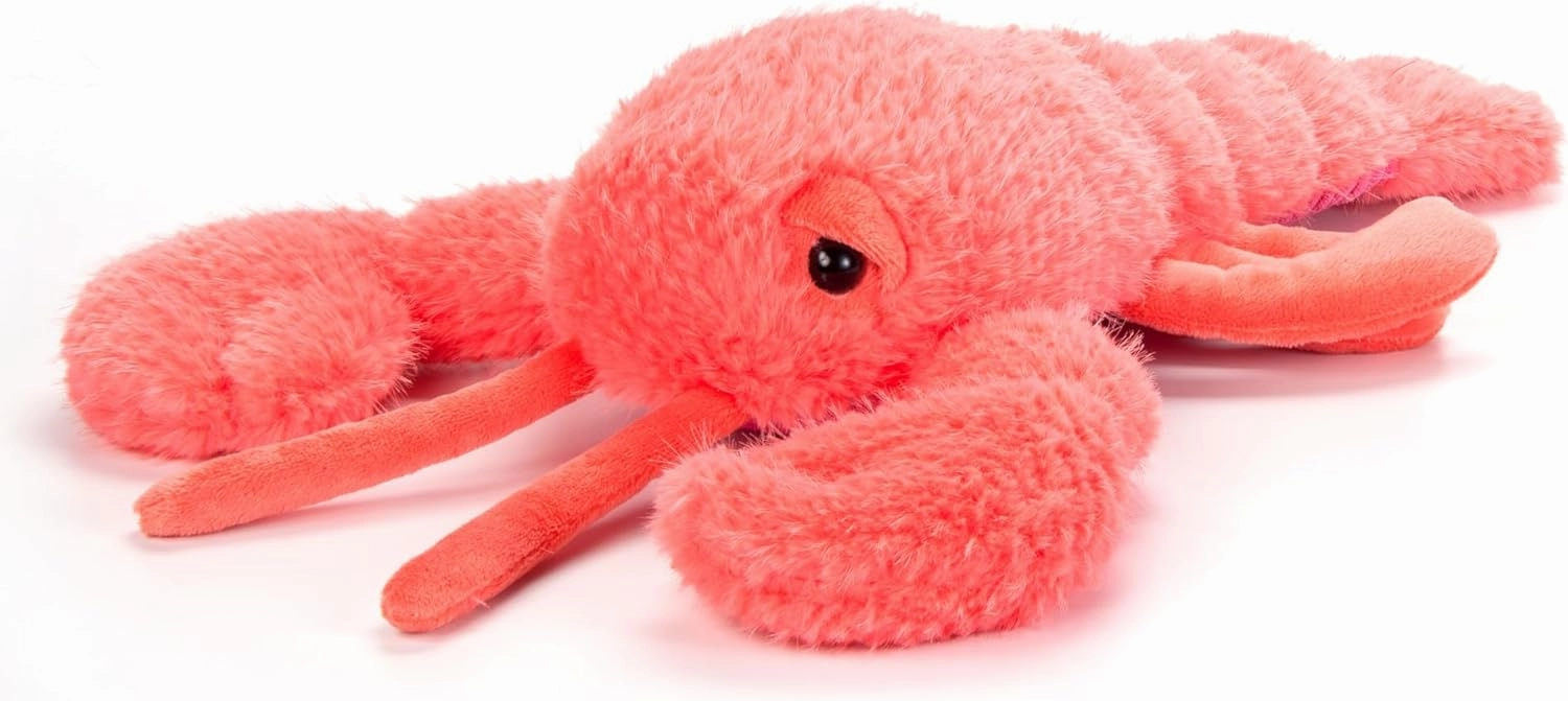The Petting Zoo Lobster Stuffed Animal Plushie, Gifts for Kids, Fuzzlez Sealife Animals, Lobster Plush Toy, 14 inches