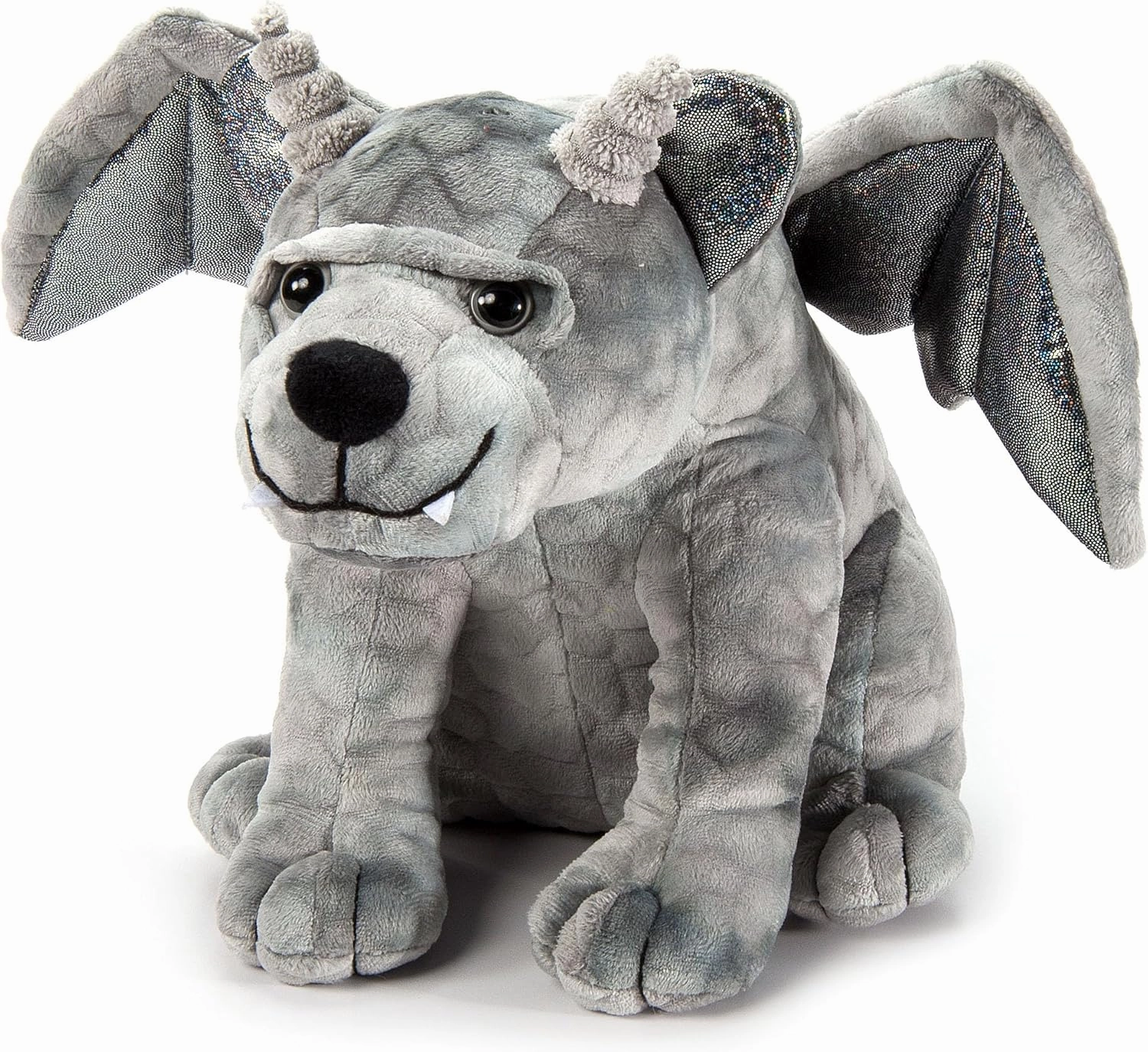 The Petting Zoo Mystical Gargoyle Stuffed Animal Plushie, Gifts for Kids, Mystical Animals, Gray Gargoyle Plush Toy 12 Inches