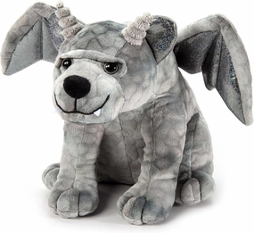The Petting Zoo Mystical Gargoyle Stuffed Animal Plushie, Gifts for Kids, Mystical Animals, Gray Gargoyle Plush Toy 12 Inches