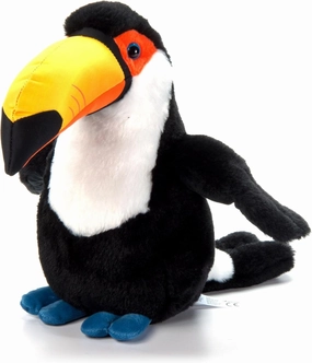 The Petting Zoo Toucan Stuffed Animal Plushie, Gifts for Kids, Wild Onez Wildlife Animals, Bird Plush Toy, 12 inches