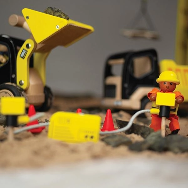 Tidlo Builder Dolls Flexible 4 Piece 11cm 3yrs 