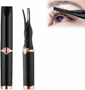 Tinkerblush Heated Eyelash Curler, Tint Heated Eyelash Curler, Tink Heated Eyelash Curler Clip by Tinkerblush, Lashlux Pro Heated Eyelash Curler, Charging Electric Eyelash Curler (Black)