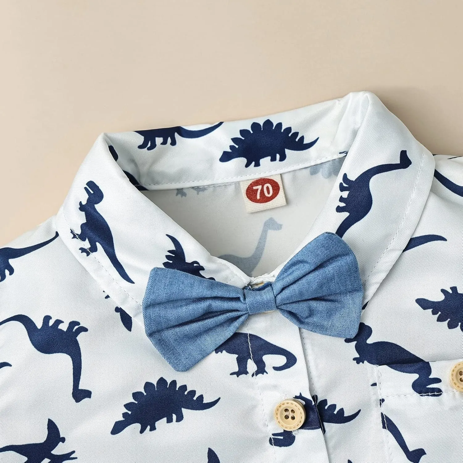 Toddler Baby Boy Clothes Summer Shorts Sets Short Sleeve Dinosaurs Shirt Top   Shorts Set Outfits Set 12 Months-4T