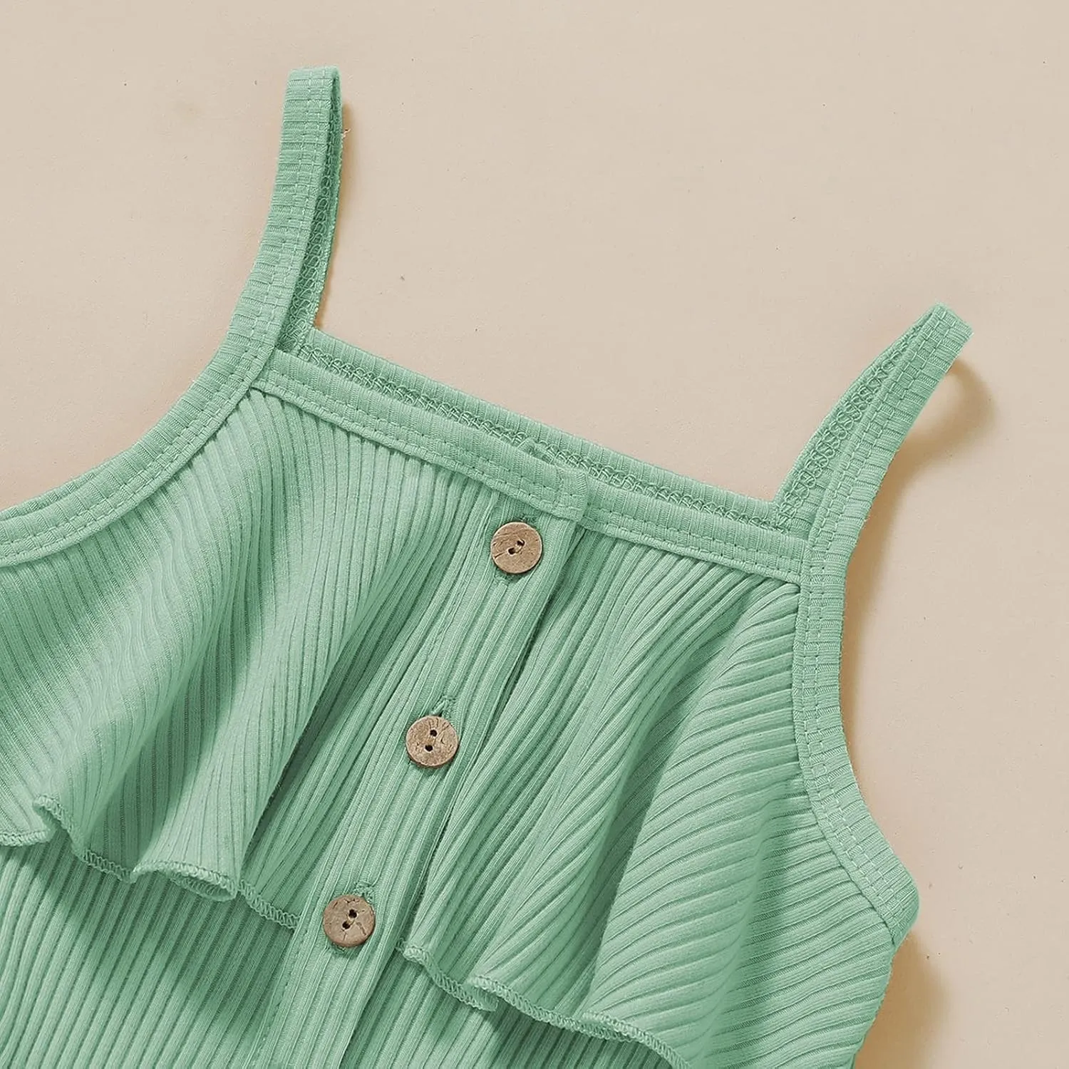 Toddler Girl Clothes Baby Summer Sleeveless Clothing Cute Halter Romper One-piece Jumpsuit Summer Clothes Set 1-5T
