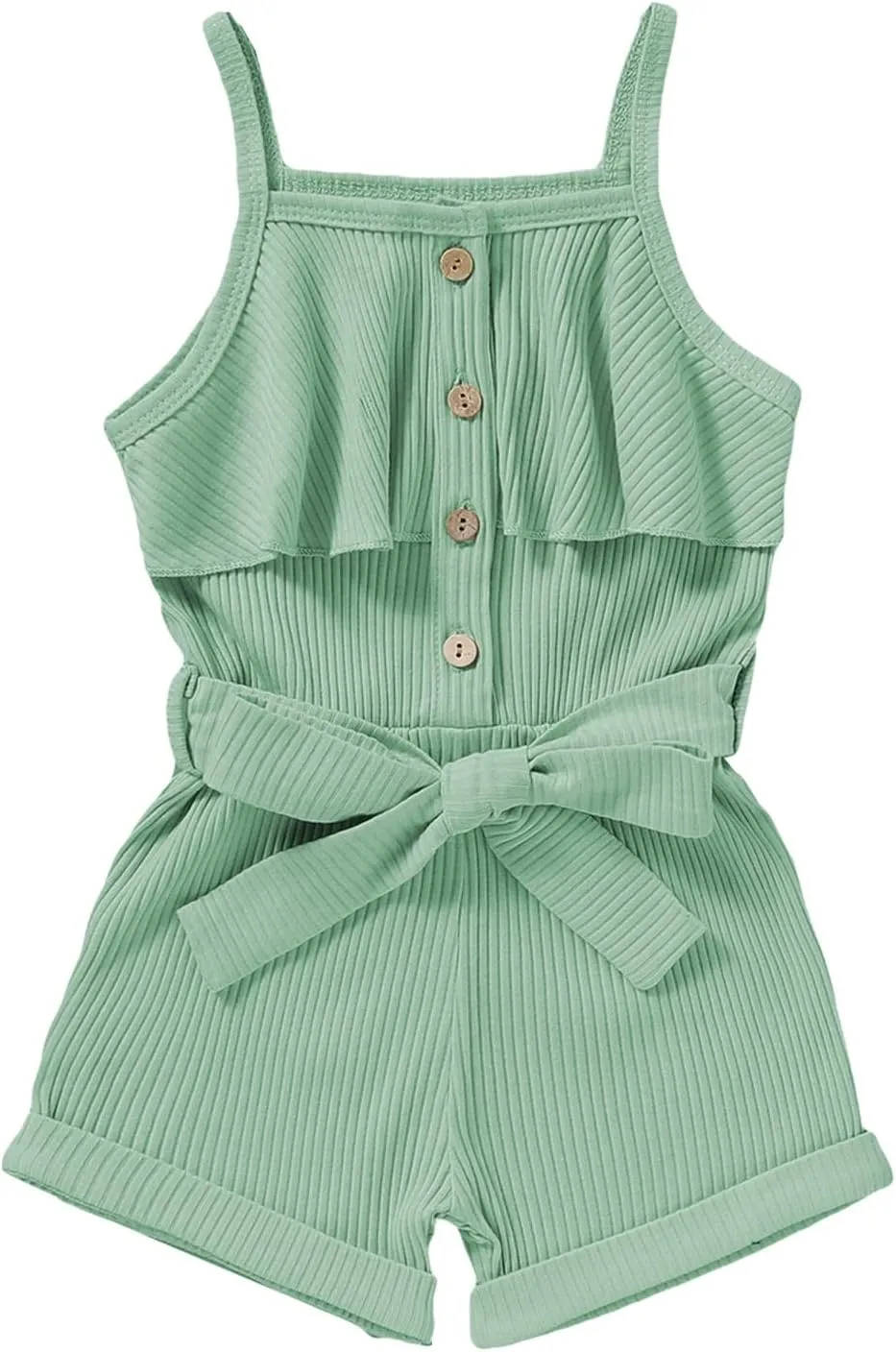 Toddler Girl Clothes Baby Summer Sleeveless Clothing Cute Halter Romper One-piece Jumpsuit Summer Clothes Set 1-5T