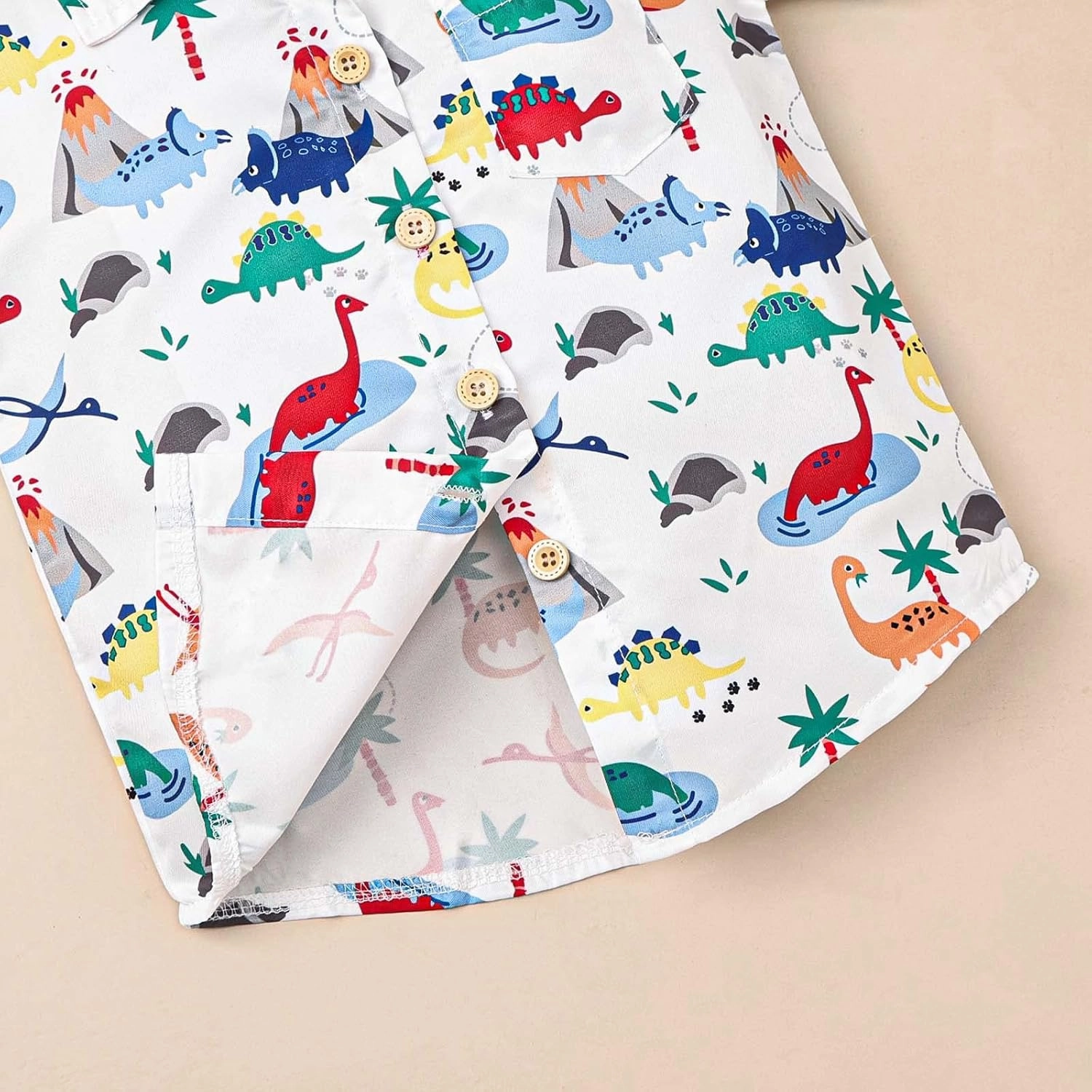 Toddler Baby Boy Clothes Summer Shorts Sets Short Sleeve Dinosaurs Shirt Top   Shorts Set Outfits Set 12 Months-4T