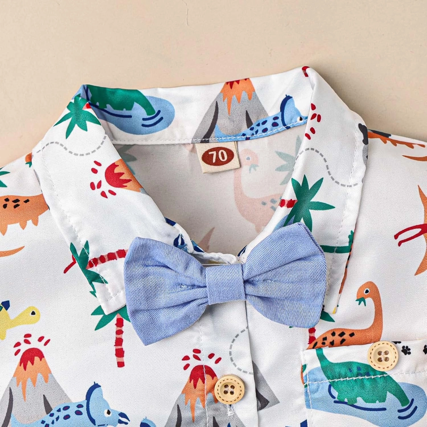 Toddler Baby Boy Clothes Summer Shorts Sets Short Sleeve Dinosaurs Shirt Top   Shorts Set Outfits Set 12 Months-4T