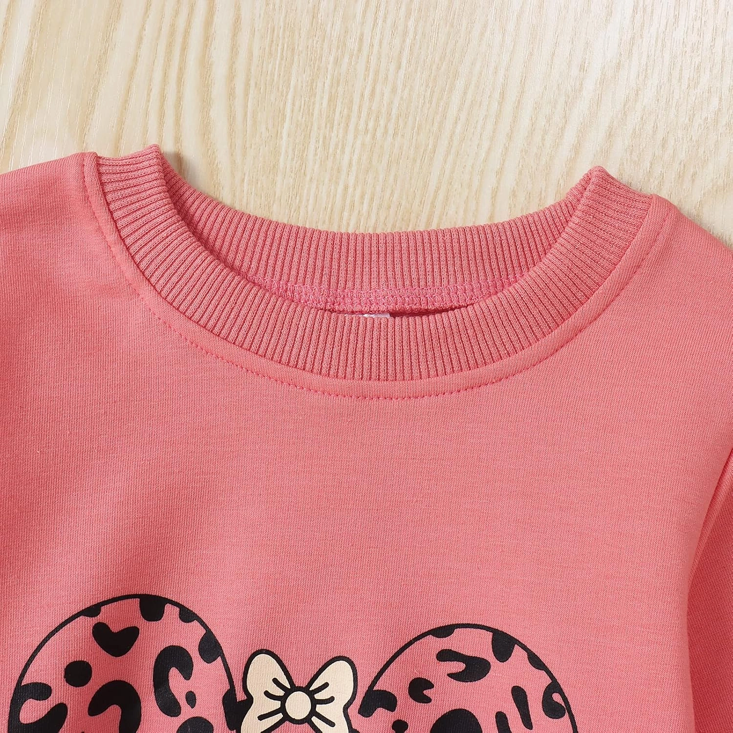 Toddler Baby Girl Leopard Fall Clothes Long Sleeve Pullover Crew Neck Top Sweatshirt Pants Casual Winter Outfits