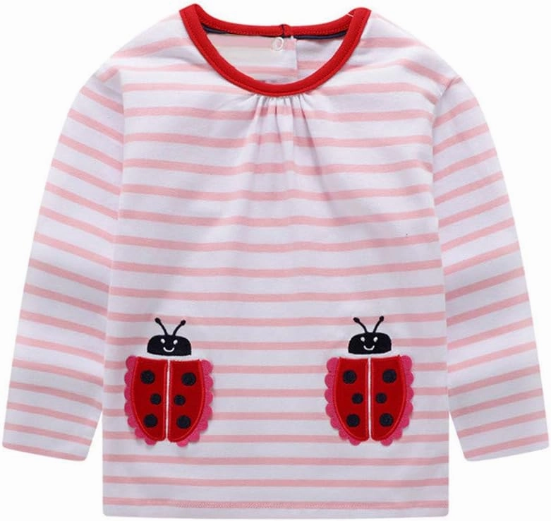 Toddler Baby Girls Clothing Set Cute Print Long Sleeve T Shirt and Pants 2pcs Outfits