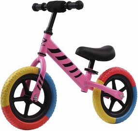 Toddler Balance Bike, Pedal-Less Child Balance Bike with Adjustable seat and Handlebars, Toddler Riding Toy from 18 Months to 5 Years Old, Pedal-Less Bike, Colorful EVA Foam Tires., pink