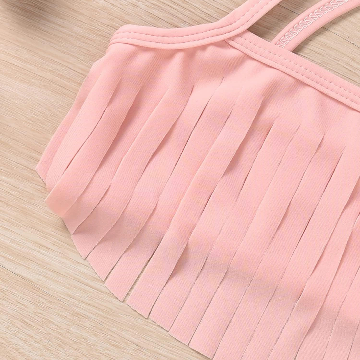 Toddler Infant Baby Girls Swimsuit Tassels Bikini Two Pieces Bathing Suit Summer Beach Outfits Set