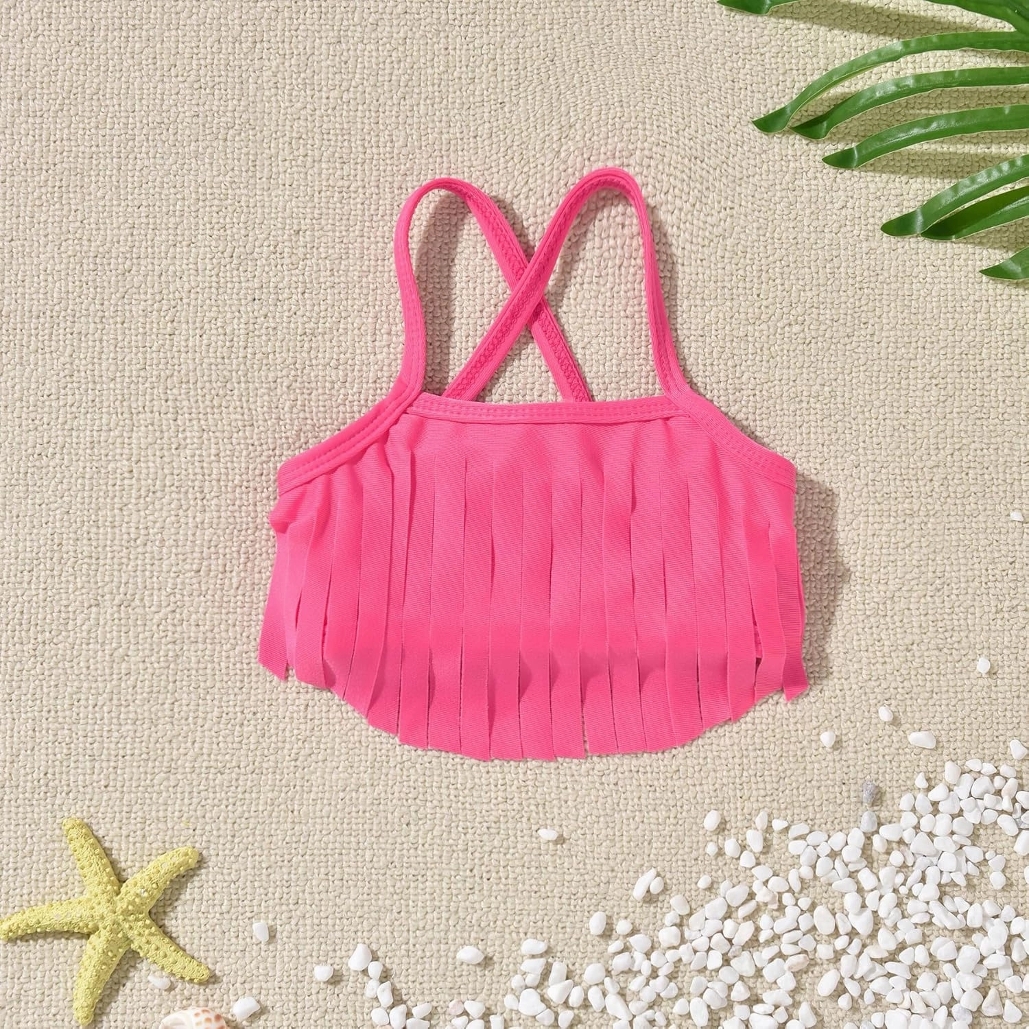 Toddler Infant Baby Girls Swimsuit Tassels Bikini Two Pieces Bathing Suit Summer Beach Outfits Set