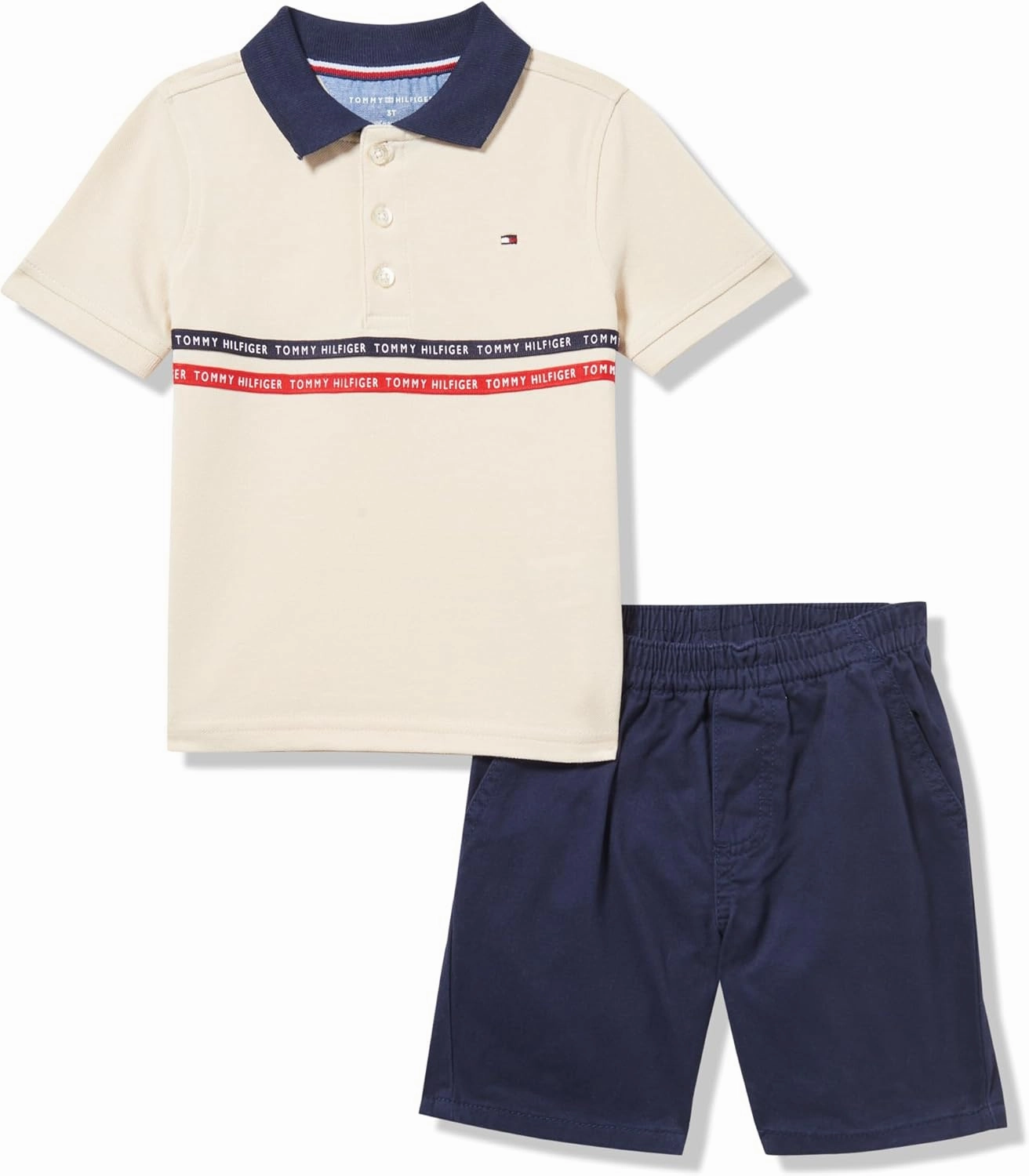 Tommy Hilfiger boys 2pc Polo Short Set