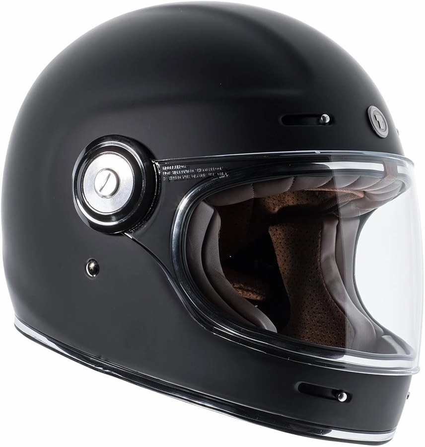 TORC T1/ Newport Retro Fiberglass Full-Face-Helmet-Style Motorcycle Helmet