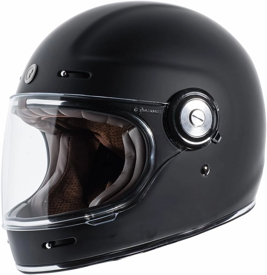 TORC T1/ Newport Retro Fiberglass Full-Face-Helmet-Style Motorcycle Helmet