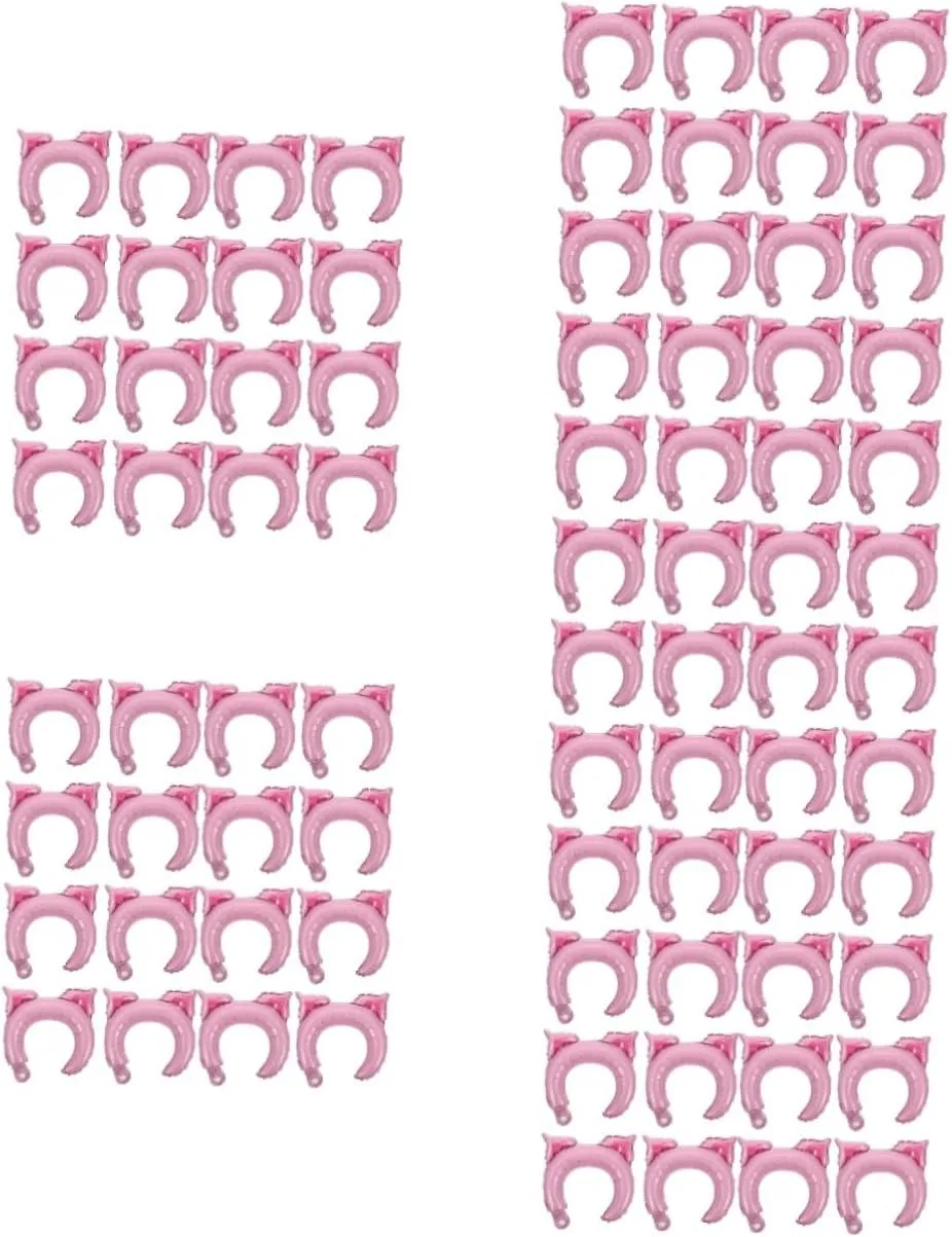 Totority 250 Pcs Headband Aluminum Film Balloon Pig Headband Kids Scrunchies Cartoon Headband Balloon Inflatable Headbands Balloon Puppy Dog Balloons Zoo Bunny Aluminum Foil Animal Child